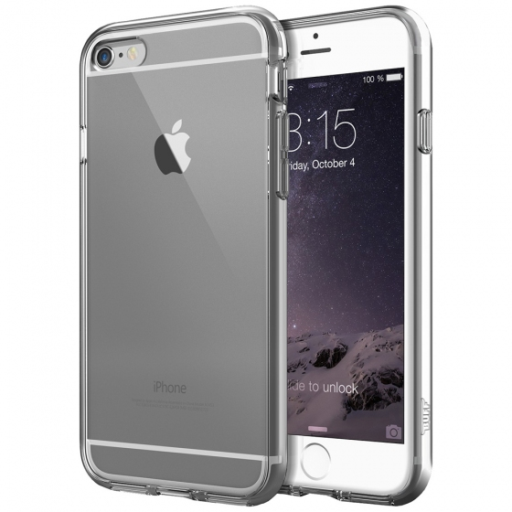 Buff iPhone 6/6s Plus ile Uyumlu Air Hybrid Kılıf Smoke Black