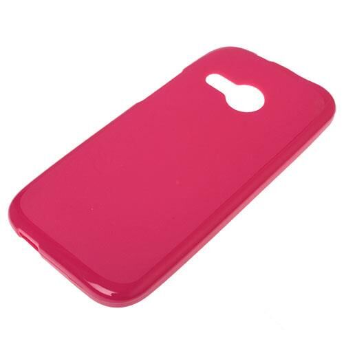 One M8 Mini ile Uyumlu Süper Silikon Kılıf Pembe