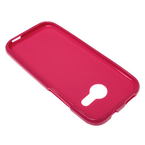 One M8 Mini ile Uyumlu Süper Silikon Kılıf Pembe