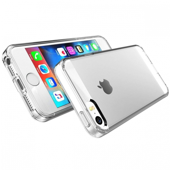 Buff iPhone 5-5S-5SE ile Uyumlu Air Hybrid Kılıf Crystal Clear