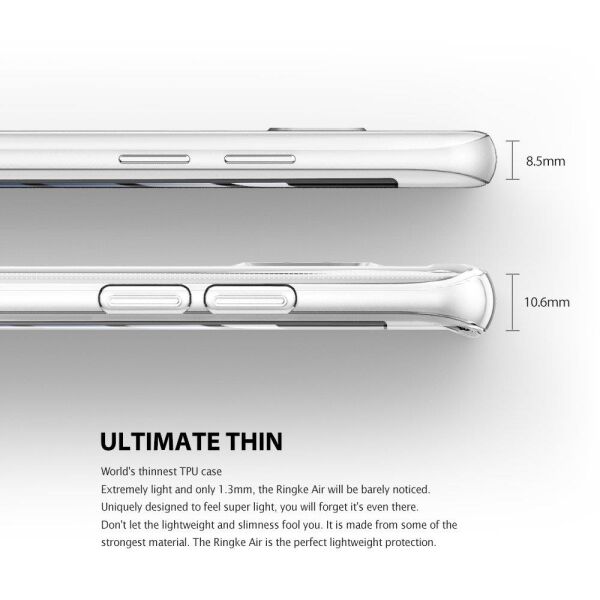 Ringke Air Galaxy Note 7 FE ile Uyumlu Kılıf Smoke Black