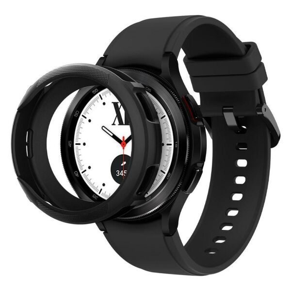 Galaxy Watch 4 Classic (42mm) ile Uyumlu Kılıf, Spigen Liquid Air Matte Black