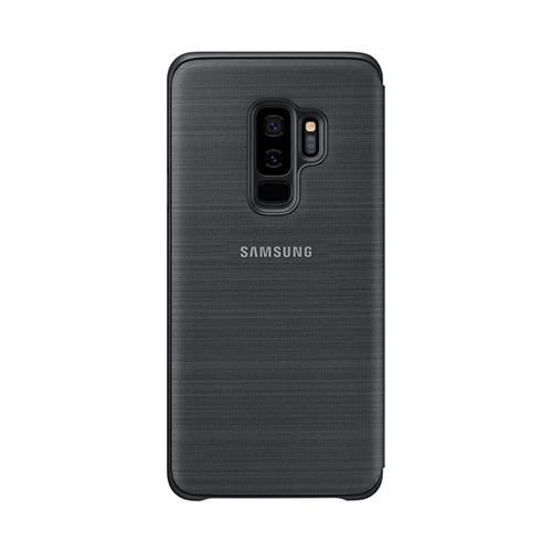 Galaxy S9 Plus ile Uyumlu LED View Cover Kılıf Siyah EF-NG965PBEGWW (Out)