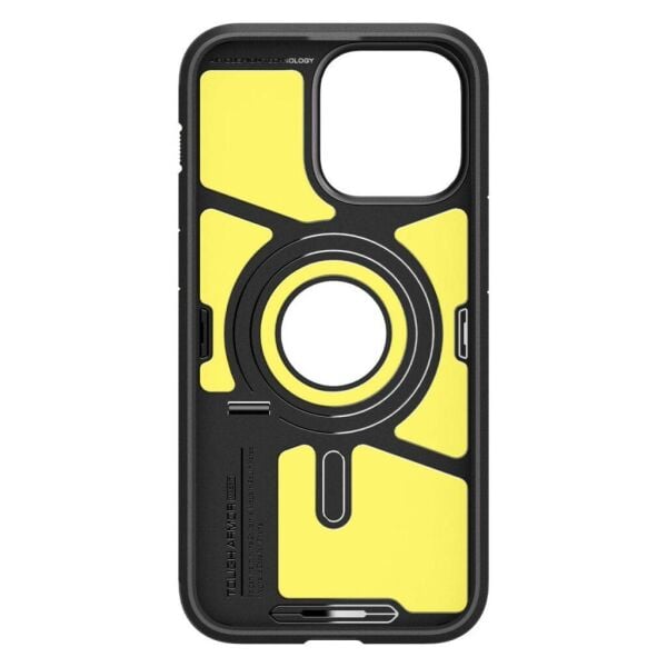Spigen iPhone 15 Pro ile Uyumlu Kılıf Tough Armor Magfit (Magsafe Uyumlu) Black