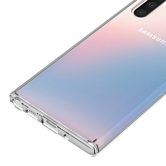 Buff Galaxy Note 10 ile Uyumlu Air Hybrid Kılıf Crystal Clear