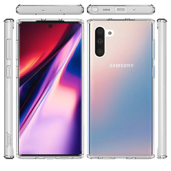 Buff Galaxy Note 10 ile Uyumlu Air Hybrid Kılıf Crystal Clear