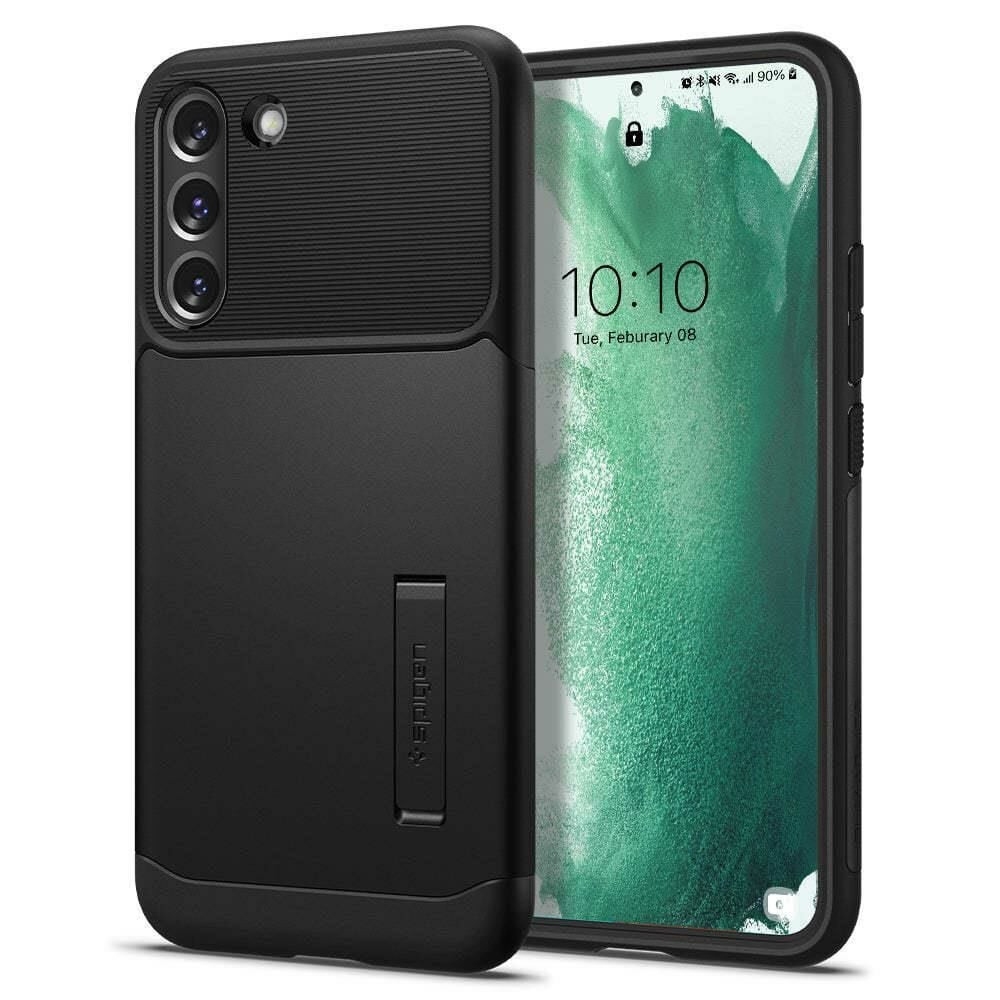 Spigen Galaxy S22 Plus 5G ile Uyumlu Kılıf Slim Armor Black