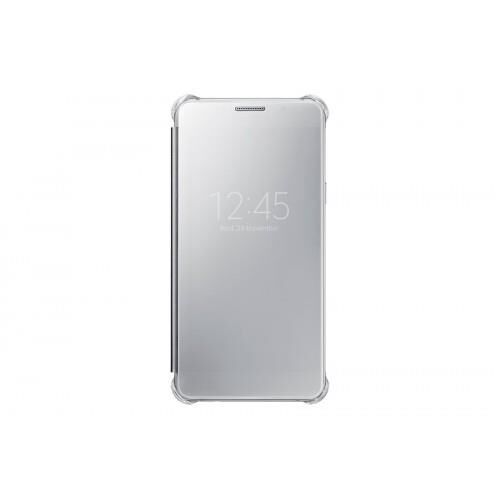 Galaxy A5 (2016) A510F ile Uyumlu Clear View Cover Gri EF-ZA510CSEGWW