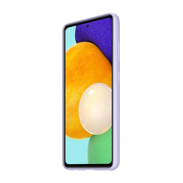 Galaxy A52 ile Uyumlu Slim Kılıf Mor EF-PA525TVEGWW