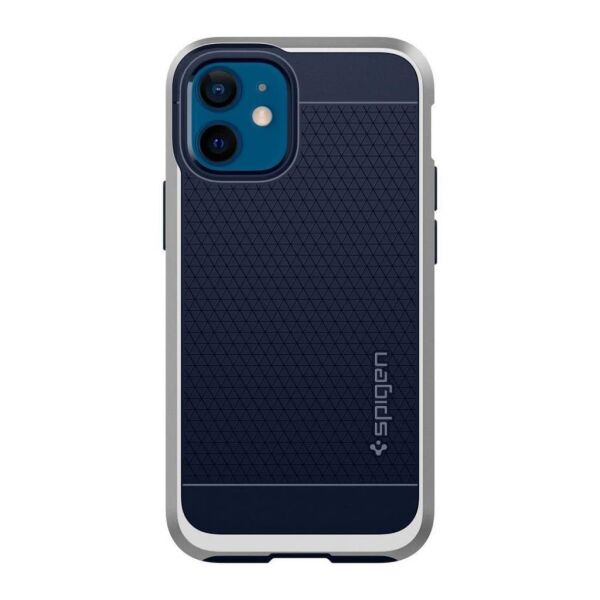 Spigen iPhone 12 Mini ile Uyumlu Kılıf Neo Hybrid Satin Silver