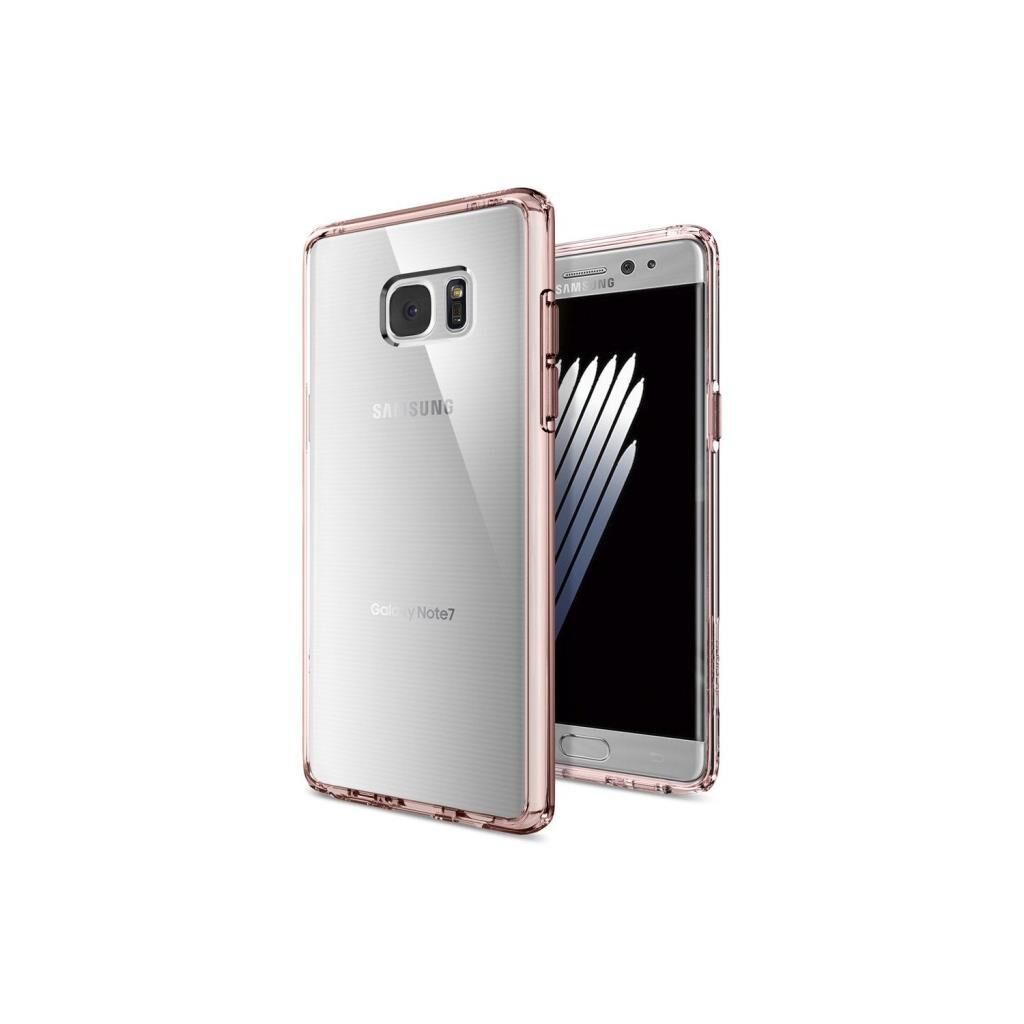 Spigen Galaxy Note 7 ile Uyumlu Kılıf Ultra Hybrid Rose Crystal