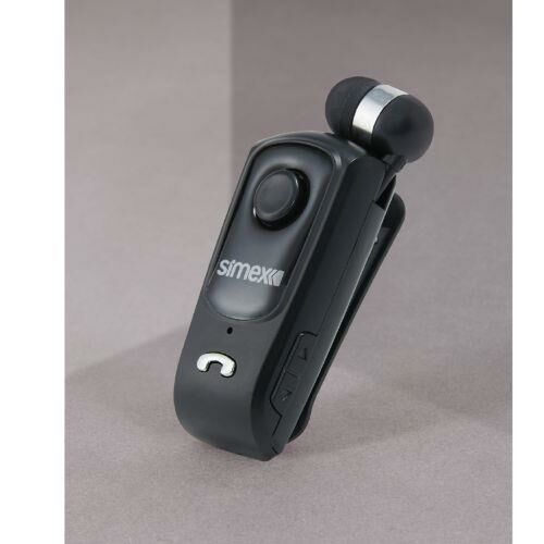 Simex Bluetooth Makaralı Mikrofonlu Tekli Kulaklık Sbk-04 Roller Siyah