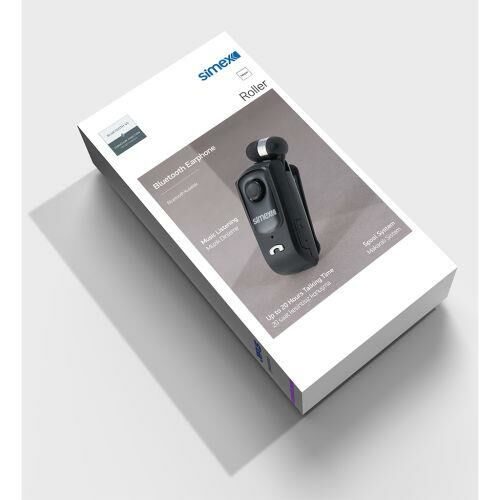 Simex Bluetooth Makaralı Mikrofonlu Tekli Kulaklık Sbk-04 Roller Siyah