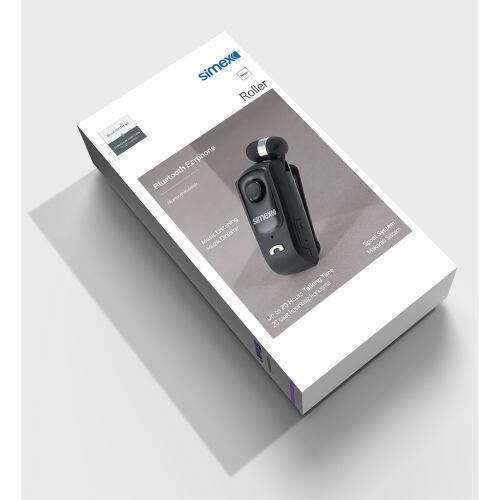 Simex Bluetooth Makaralı Mikrofonlu Tekli Kulaklık Sbk-04 Roller Siyah