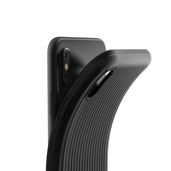 Buff iPhone XS / X ile Uyumlu Single Fit Kılıf Black