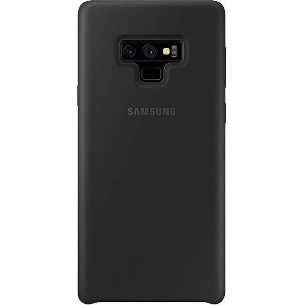 Galaxy Note 9 ile Uyumlu Kılıf Silicone Cover Siyah EF-PN960TBEGWW