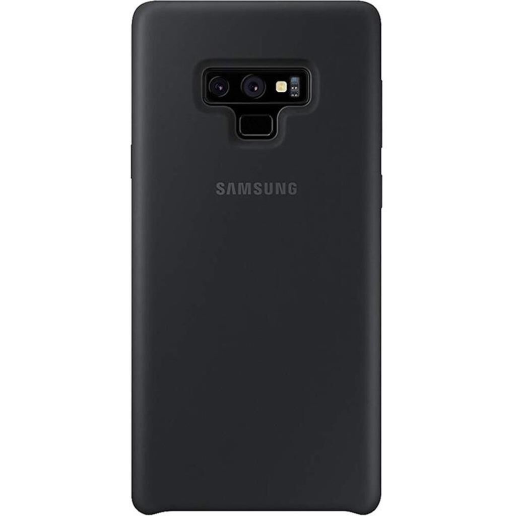 Galaxy Note 9 ile Uyumlu Kılıf Silicone Cover Siyah EF-PN960TBEGWW
