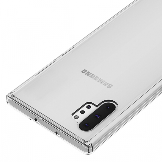Buff Galaxy Note 10 Plus ile Uyumlu Air Hybrid Kılıf Crystal Clear