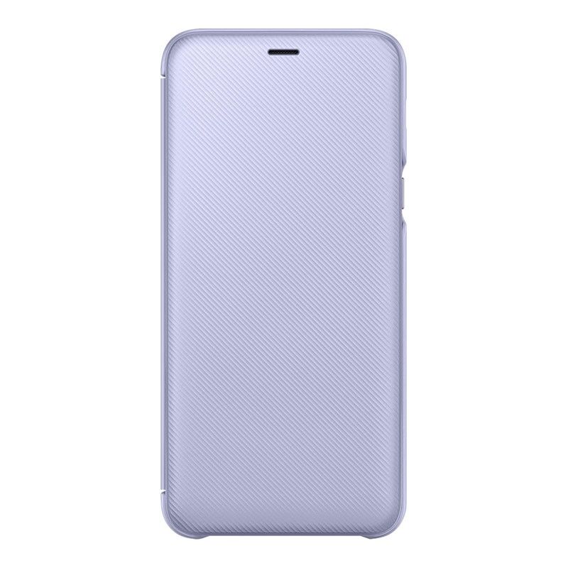 Galaxy A6 Plus 2018 ile Uyumlu Wallet Cover Kılıf Mor EF-WA605CVEGWW (Out)