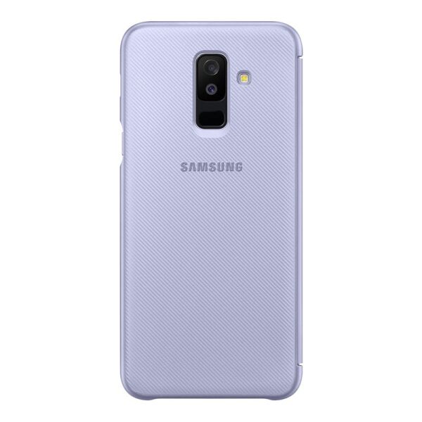 Galaxy A6 Plus 2018 ile Uyumlu Wallet Cover Kılıf Mor EF-WA605CVEGWW (Out)