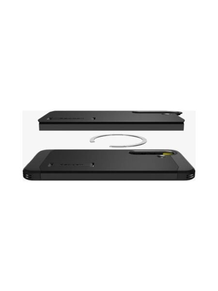 Spigen Galaxy S25 ile Uyumlu Kılıf Tough Armor Al MagFit Özellikli Kickstand Black