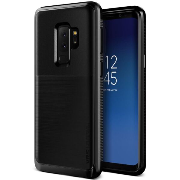 VRS Design Galaxy S9 Plus ile Uyumlu High Pro Shield Kılıf Metallic Black