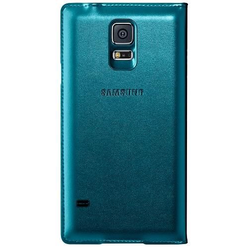 Galaxy S5 ile Uyumlu Flip Wallet Kartlıklı Kılıf EF-WG900BGEGWW Yeşil (Out)