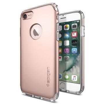 Spigen iPhone 7 ile Uyumlu Kılıf Hybrid Armor Rose Gold