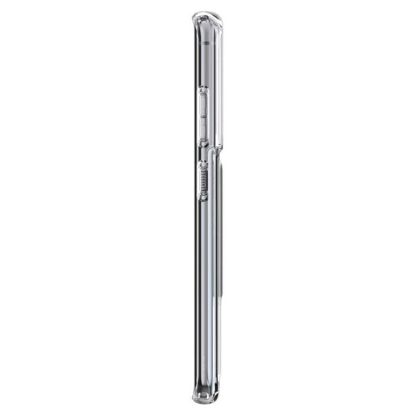Spigen Galaxy S21 Ultra ile Uyumlu Kılıf Crystal Slot Crystal Clear