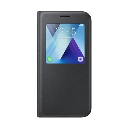 Galaxy A5(2017) ile Uyumlu S View Cover Siyah EF-CA520PBEGWW(Out)