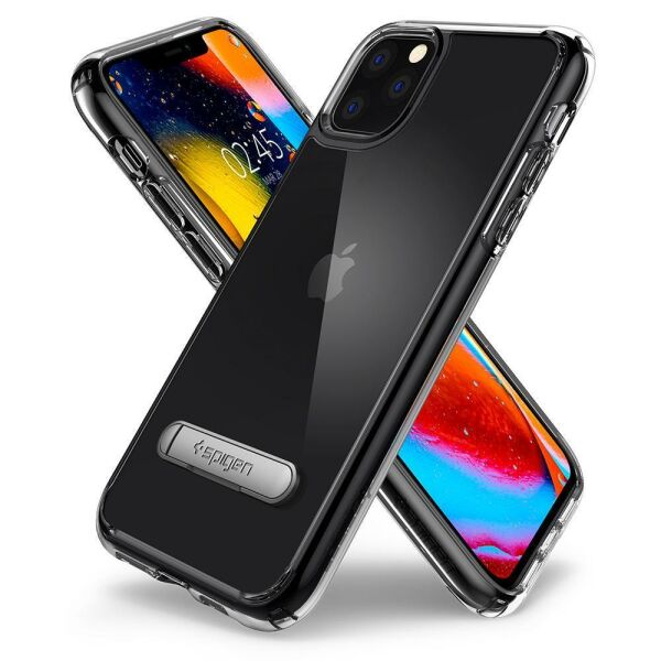 Spigen iPhone 11 Pro ile Uyumlu Kılıf Ultra Hybrid S Crystal Clear (Out)
