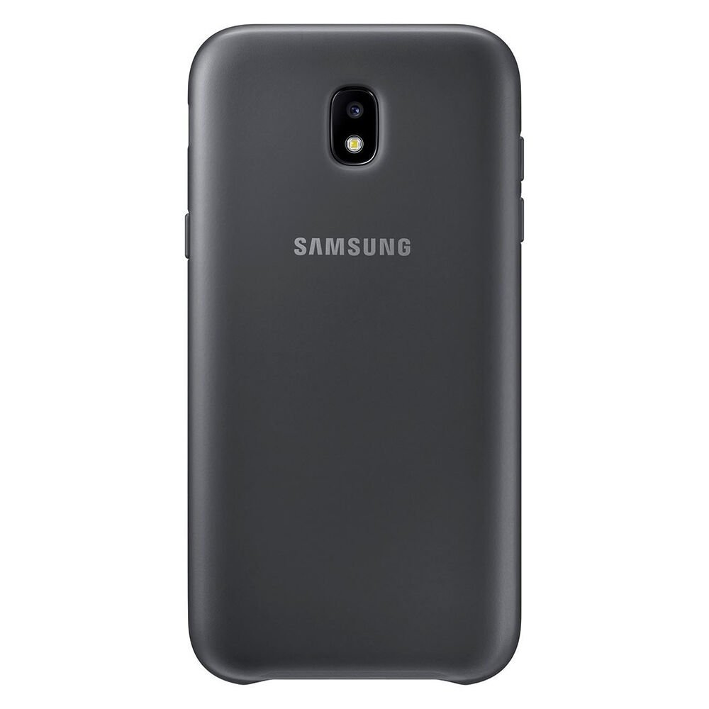 Galaxy J5 2017 ile Uyumlu Dual Layer Sert Kılıf Siyah (Out)