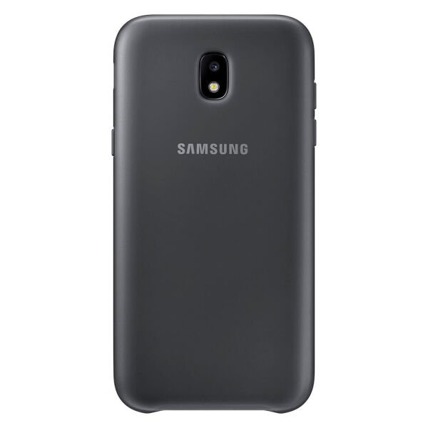 Galaxy J5 2017 ile Uyumlu Dual Layer Sert Kılıf Siyah (Out)