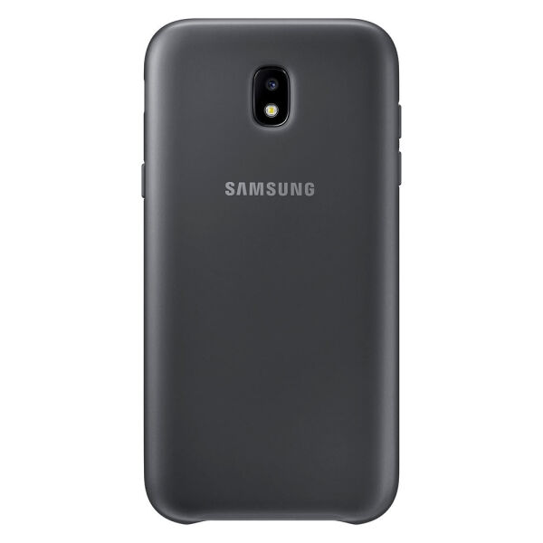 Galaxy J5 2017 ile Uyumlu Dual Layer Sert Kılıf Siyah (Out)