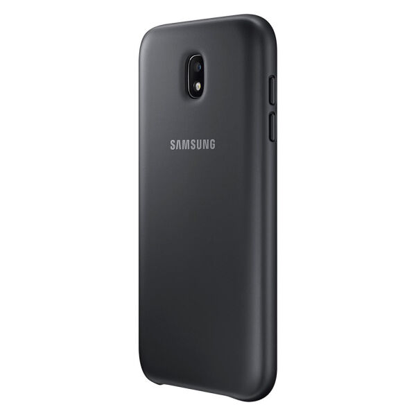 Galaxy J5 2017 ile Uyumlu Dual Layer Sert Kılıf Siyah (Out)