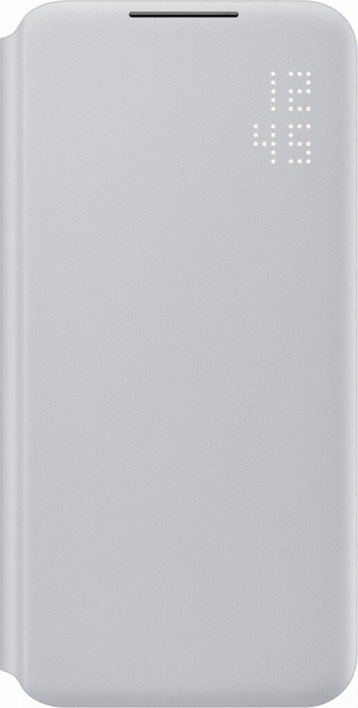 Galaxy S22 Plus ile Uyumlu Smart LED View Kılıf Açık Gri EF-NS906PJEGWW