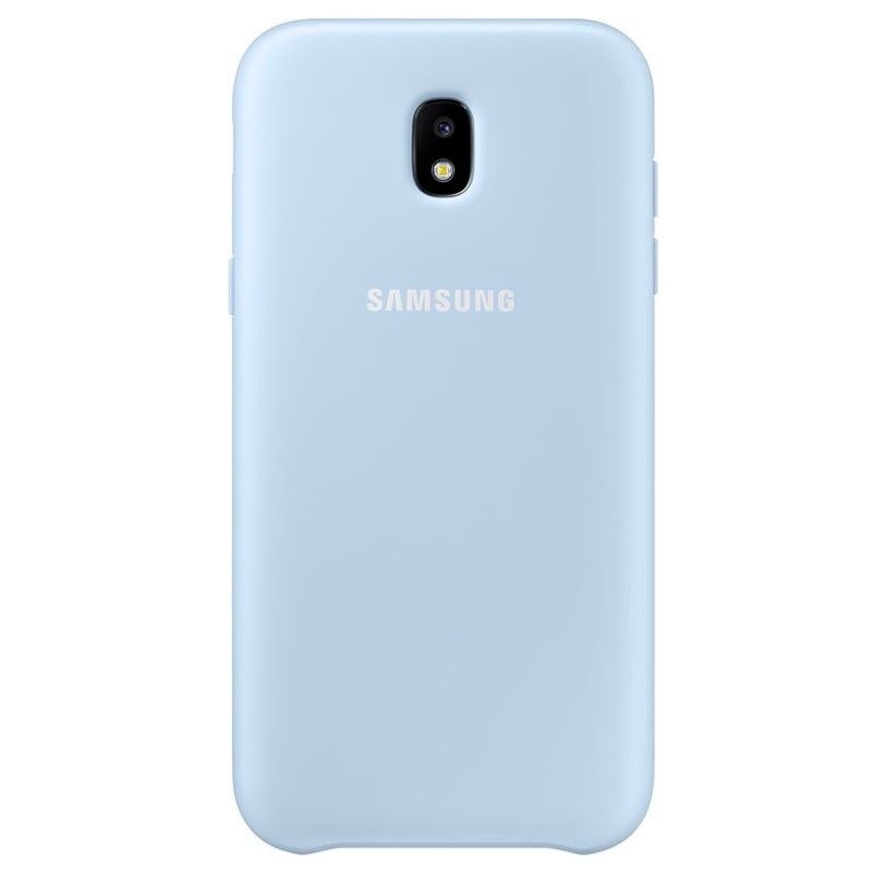Galaxy J5 2017 ile Uyumlu Dual Layer Sert Kılıf Mavi