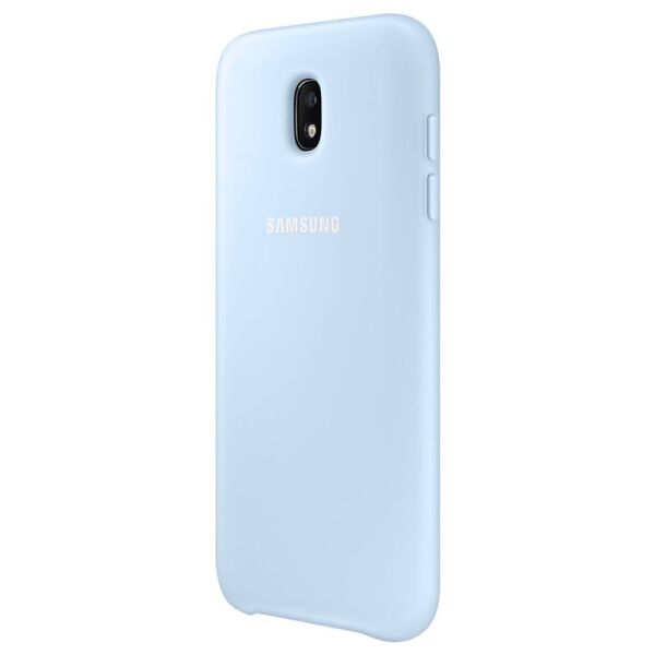 Galaxy J5 2017 ile Uyumlu Dual Layer Sert Kılıf Mavi
