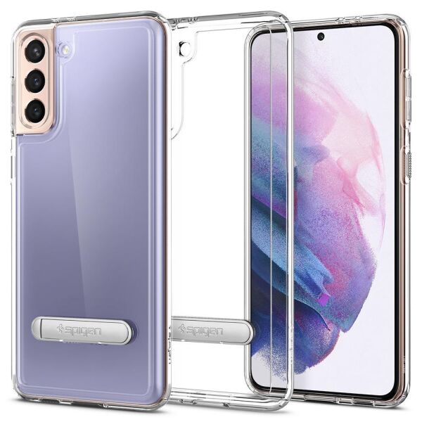 Spigen Galaxy S21 Plus ile Uyumlu Kılıf Ultra Hybrid S Crystal Clear