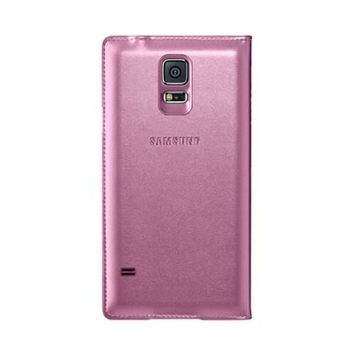 Galaxy S5 G900 ile Uyumlu S View Cover Kılıf PembeEF-CG900BPEGWW