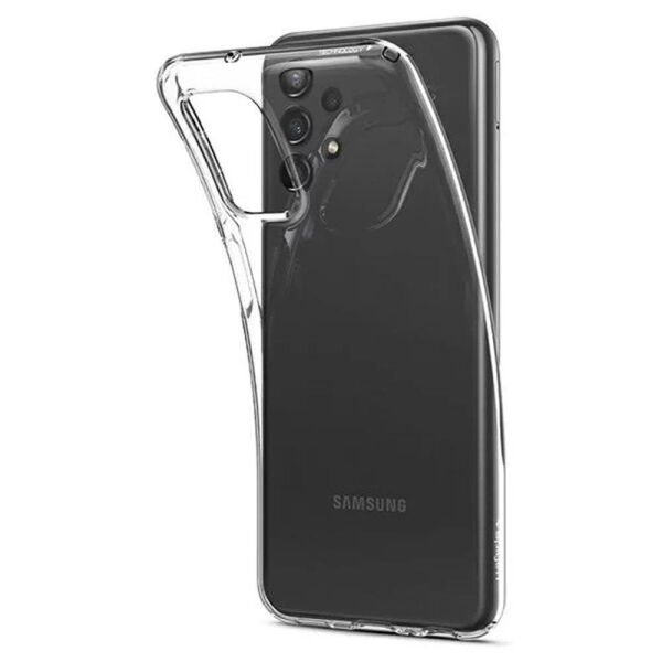 Spigen Galaxy A13 5G ile Uyumlu Kılıf Liquid Crystal 4 Tarafı Tam Koruma Crystal Clear
