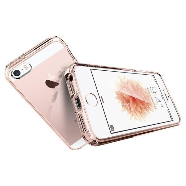 Spigen iPhone 5,5s,SE ile Uyumlu Kılıf Ultra Hybrid Rose Crystal