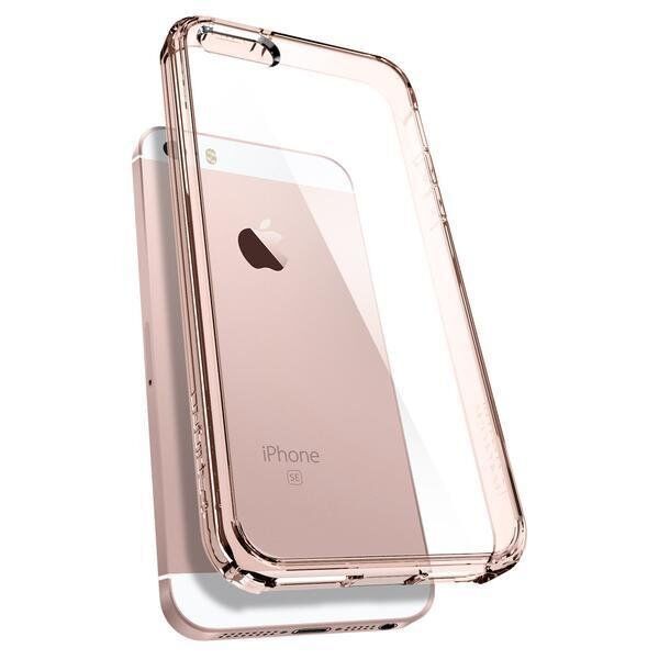 Spigen iPhone 5,5s,SE ile Uyumlu Kılıf Ultra Hybrid Rose Crystal