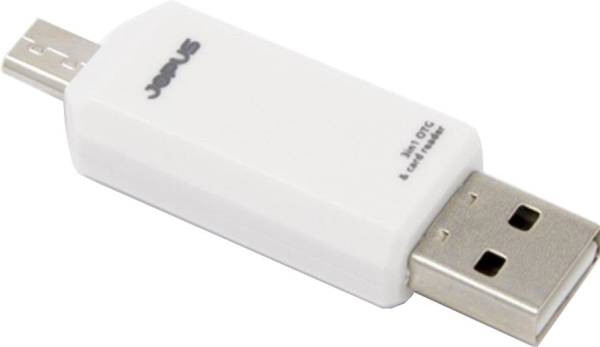 Jopus Universal Micro Beyaz 3in1 Kart Okuyuculu USB Otg JO-CR5
