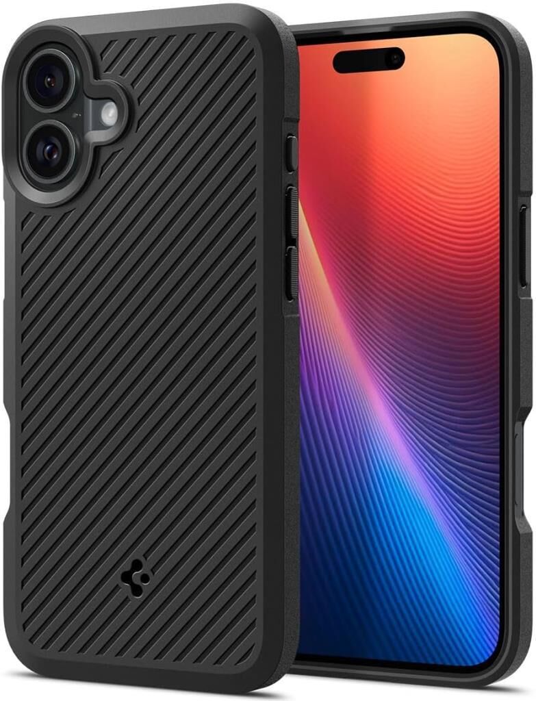 Spigen iPhone 16 Plus ile Uyumlu Kılıf Core Armor Black