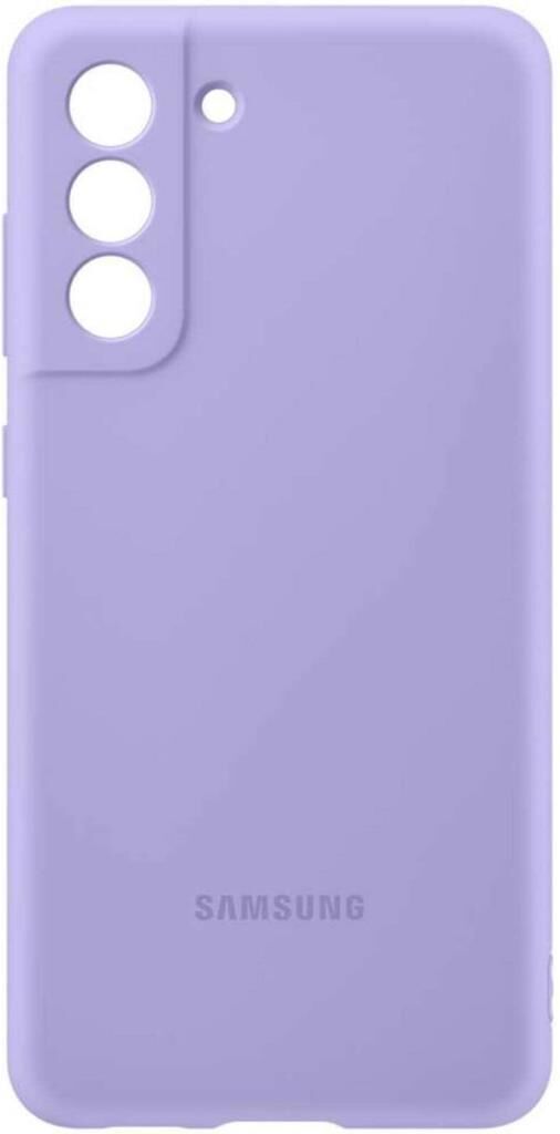 Galaxy S21 FE ile Uyumlu Silikon Kılıf Mor EF-PG990TVEGWW