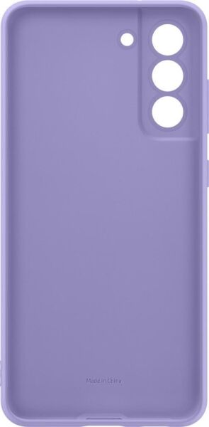 Galaxy S21 FE ile Uyumlu Silikon Kılıf Mor EF-PG990TVEGWW