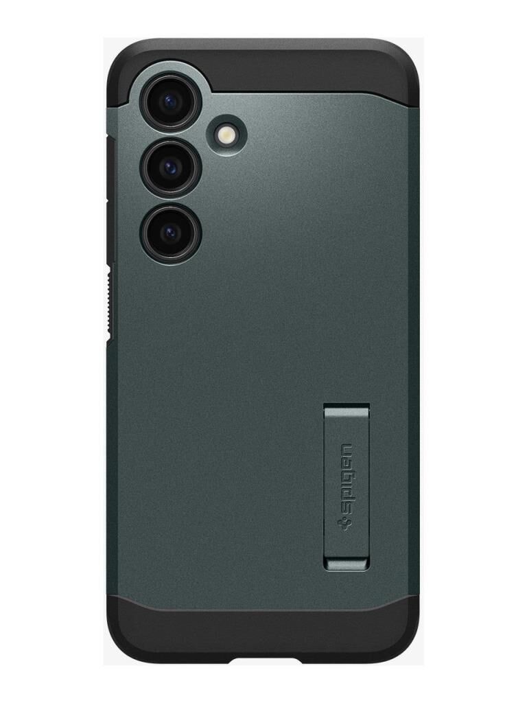 Spigen Galaxy S24 ile Uyumlu Kılıf Tough Armor Kickstand Abyss Green