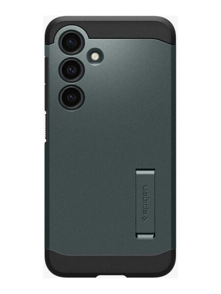 Spigen Galaxy S24 ile Uyumlu Kılıf Tough Armor Kickstand Abyss Green