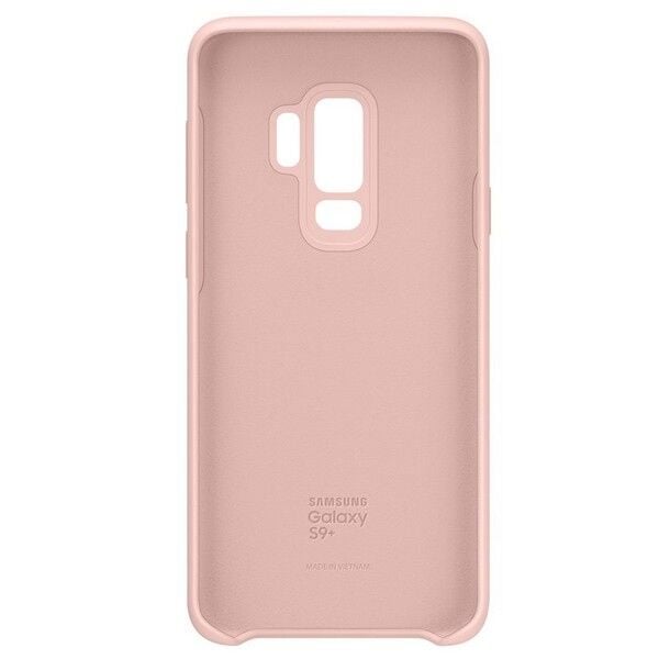 Galaxy S9 Plus ile Uyumlu Kılıf Silicone Cover Pembe EF-PG965TPEGWW